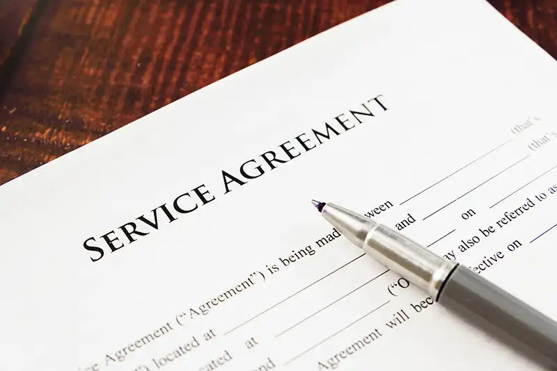 Terms Of Service Agreements